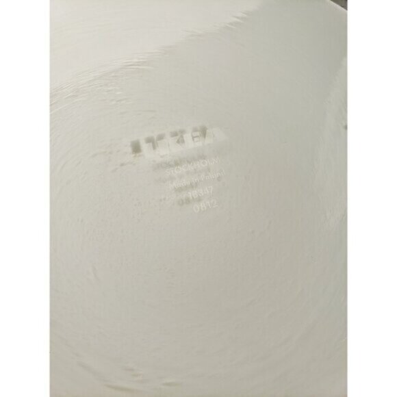 Anne Nilsson for Ikea Vintage Diabolo Cased Glass Vase Large White Hourglass - Picture 3 of 8